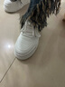 回力小白鞋女轻盈舒适软底板鞋女学生休闲百搭运动增高鞋女 白色 36 实拍图