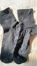 浪莎袜子男纯棉抑菌防臭男袜全棉吸汗透气男士棉袜 黑色6双 均码 实拍图