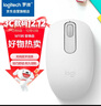 罗技（Logitech）M196 无线蓝牙鼠标 办公鼠标 笔记本商务办公家用 小巧便携 对称手型 珍珠白 实拍图
