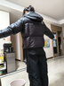 骆驼黑钻3.0短款羽绒服女装冬新款保暖防风连帽羽绒外套面包服 实拍图