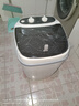 VCJ洗衣机半全自动迷你洗衣机小型洗脱一体小型家用母婴内衣裤洗袜子神器儿童单身人宿舍出租房 7.5KG旗舰款【强力洗涤*定时降噪快洗】白 实拍图
