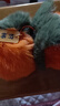 防獭兔毛小柿子可爱书包包挂件毛绒球玩偶公仔汽车钥匙扣挂饰礼物 2个装【橘黄色好柿发生钥匙扣】 实拍图