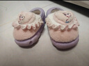 迪士尼儿童棉拖鞋包跟女童毛拖秋冬爱莎公主室内拖鞋家居鞋 橘粉 28-29 实拍图
