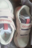 基诺浦男女童宝宝学步鞋 春秋透气幼儿童鞋 时尚百搭儿童机能鞋GW1610 象牙白/粉色/紫色 24 150mm 适合脚长146-155mm 实拍图