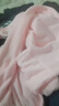 秋冬加厚浴袍可穿新款浴巾家用纯棉吸水可裹浴裙洗澡浴衣睡袍睡衣 粉色一条装 实拍图