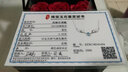 TEUCER一鹿有你项链女韩版学生925银短款小鹿角少女麋鹿吊坠生日女友动 一路有你（999银托帕石） 实拍图