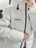 波司登（BOSIDENG）25年新款羽绒服90绒女短款连帽保暖防风修身加厚外套B250245112XS 糙白|8003-白噪清冷风 L 170/92A 体重约140-150斤 实拍图