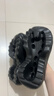 俞兆林厚底凉拖鞋女时尚外穿高跟踩屎感沙滩拖鞋 YG829 黑色  35-36  实拍图
