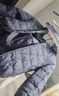 鸭鸭（YAYA）儿童羽绒服轻薄男女童装秋冬男童小童中大童轻便冬装外套D 雾霾蓝 130 实拍图