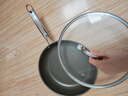 京严钛钢陶瓷小煎锅平底锅不粘锅家用牛排煎锅煎蛋锅煎饼锅电磁炉煎盘 【适用3-6人】煎炒两用带盖 28cm 一锅多用｜轻烟少油｜拒绝粘黏 实拍图