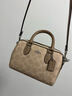蔻驰（COACH）【品牌直供】女士ROWAN手提单肩斜挎波士顿包CW330圣诞礼物 实拍图