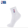 NBA袜子男士秋冬休闲运动袜吸汗无骨棉袜抗菌消臭训练跑步篮球袜3双 实拍图
