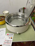 爱德4L~5L分体式家用电火锅304不锈钢内胆2-4-6人多功能电热锅电煮锅316不锈钢 白色316钢款4升 实拍图