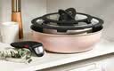 特福（Tefal）锅具套装煎炒锅奶锅可拆卸手柄不粘锅有钛不粘百变套锅可进洗碗机 实拍图