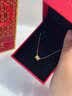 中国黄金（CHINA GOLD）小蛮腰黄金吊坠女款足金转运珠项链挂坠情人节生日礼物送女友老婆 【今/次日达】小蛮腰吊坠【赠银镀金链】约0.2g 实拍图