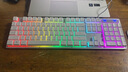 惠普（HP）K500Y真机械手感键盘 朋克蒸汽复古有线游戏专用吃鸡笔记本电脑电竞lol办公键盘 白色彩光方帽 实拍图