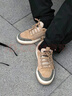骆驼（CAMEL）男士潮流复古拼接厚底百搭运动休闲板鞋 G13A342155 山沙 40 实拍图