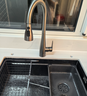 奈田（NTNO）厨房水槽洗菜盆一体盆大单槽纳米304不锈钢阶梯洗碗槽手工洗菜池 65*46-抽拉龙头+洗杯器+净水 实拍图