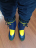 非常行（Jolly Walk）水靴雨靴男水鞋高筒雨鞋长筒钓鱼洗车防水套鞋胶鞋 蓝黄加绒款 42 实拍图