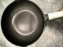 京东京造 炒锅 不粘炒菜家用电磁炉好锅陶瓷【有钛健康】30cm奶油白 实拍图
