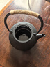 原始人铸铁茶壶围炉煮茶家用室内水壶烧水泡茶壶炭火炉茶壶 【茶话】900ML铸铁茶壶 实拍图