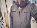拓路者林更新同款朱雀冲锋衣男三合一抓绒硬壳户外防风保暖外套登山服 黑色 抓绒两件套 L 实拍图