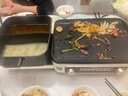 小熊（Bear）电火锅电煮锅火锅专用锅鸳鸯锅 多功能折叠烤涮一体烤鱼锅家用5-8人烤肉锅E22W1叠叠锅1.0 实拍图