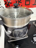美的（Midea）电蒸锅 炖蒸煮一体多功能锅电煮锅分体式电锅 电火锅电热锅3层大容量加厚不锈钢蒸笼 上蒸下煮 10L 【30s出蒸汽】ZG26EASY401 晒单实拍图