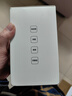 公牛（BULL）置物架插座/滑动可移动转插头/一转三无线 免打孔路由器机顶盒摄像头收纳架 适用正/斜五孔 无开关 实拍图