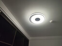 雷士（NVC）吸顶灯卧室灯具主灯北欧护眼创意语音声控智能LED环宇 实拍图
