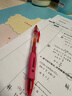 晨光(M&G)文具GP1008 按动中性笔学生0.5红笔签字笔商务子弹头考试专用水笔高颜值办公用品 红色 6支笔+6支芯 实拍图