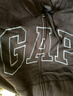 盖璞（GAP）男女装春款LOGO仿羊羔绒宽松连帽衫卫衣美版789781 海军蓝 M 美码  L亚洲码180/96A 实拍图