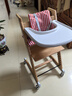 小主早安（BeBeMorning）成长椅儿童餐椅婴儿餐桌座椅宝宝家用高脚椅榉木吃饭学习-原木色 实拍图