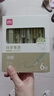 得力（deli）(deli)速干中性笔套装 抹茶青提高颜值荧光笔中性笔直液笔ST头学生刷题笔套装 6支/盒33867 实拍图