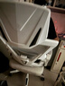 锦汐 电脑椅家用办公椅子靠背人体工学椅学习转椅老板座椅游戏电竞椅 【后躺+乳胶】白框灰网-店长推荐 实拍图