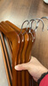 京东京造 木语 实木衣架木质无痕衣服架木头衣服挂木制大衣西装10个 实拍图