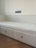 宜家（IKEA）HEMNES汉尼斯沙发床折叠床坐卧两用客厅沙发 白色含硬型海绵床垫*2 80*200cm 实拍图