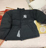 NEW ERA纽亦华MLB冬季运动潮流黑色羽绒服男女情侣NY立领保暖鸭绒 14387859-黑色 纽约洋基队 XL 偏大一码 实拍图