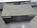 我爱川威可升降茶几餐桌两用现代简约家用客厅小户型多功能折叠移动茶几桌 包安装【阿玛尼灰岩板+灰柜体】 120*60cm 实拍图