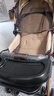 豪威 婴儿推车可坐可躺双向便携婴儿车0-3岁轻便BB手推车（全车可水洗） 卡其色+旗舰款+可坐躺双向+音乐餐盘（全车可水洗） 实拍图