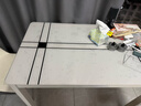 凡社餐桌家用 客厅餐桌小户型 4-6人吃饭桌子 钢化玻璃餐厅桌现代简约 实拍图