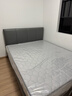 顾家家居（KUKA）布艺床京东家具主卧大床双人床1.5米x2米9052云影灰床架+轻氧垫 实拍图