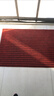 商用加厚防滑地垫酒店商超迎宾防水地毯大块可裁剪门外公司蹭脚垫 酒红色-环保TPR七条纹 80*120cm 实拍图