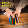 得力（deli）高粘性零甲醛彩色加长热熔胶棒胶枪胶条ROHS认证55支桶装7*140mm 实拍图