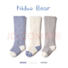 尼多熊儿童袜子秋冬宝宝中长筒加厚保暖加绒护膝袜婴儿长筒袜冬过膝袜 实拍图