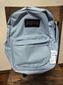 JANSPORT杰斯伯书包轻便双肩包男女旅行包简约背包电脑包学生校园 4QUT7G7雾霾蓝-侧边袋 实拍图