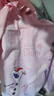 迪士尼儿童灯芯绒罩衣女童防水防脏罩衫外穿吃饭画画衣秋冬季反穿衣爱莎 灯芯绒防水款  冰雪粉色 L码/参考身高120-135cm 实拍图