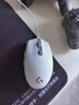 罗技（G）G102 有线游戏鼠标 白色 RGB灯效 吃鸡鼠标 绝地求生 轻量化设计 G102第二代 实拍图