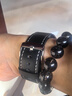威千图适用华为手表表带真皮GT6/6pro/GT5/5pro/Watch5/4/4pro/3/3pro/GT4/3/2运动表带腕带男【黑色】 实拍图