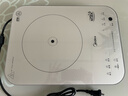 美的（Midea）电磁炉0油墨家用多功能2200W双测温变频恒温智能电磁灶火锅炉玻璃面板4D防水22RB11配炒锅 实拍图